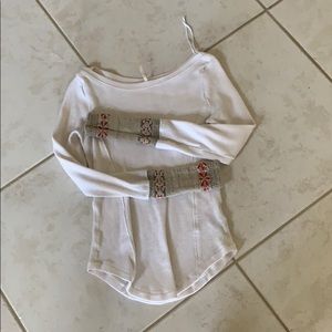 Free people boat neck thermal